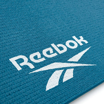 REEBOK DOUBLE SIDED 4MM YOGA MAT STRIPES GREEN