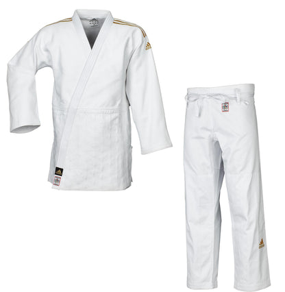 Judo Gi Adidas Club J350 White/ Gold